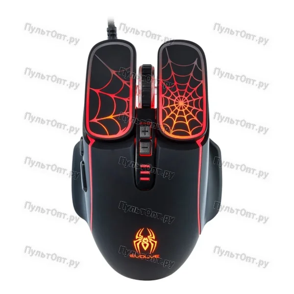 Мышь игровая проводная Smartbuy RUSH Evolve черная (SBM-742G-K) (1/40)