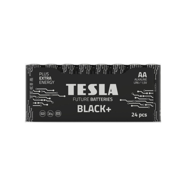 Элемент питания TESLA BATTERIES AA BLACK+ 24 MULTIPACK LR06/SHRINK 24 PCS (24/720/30240)