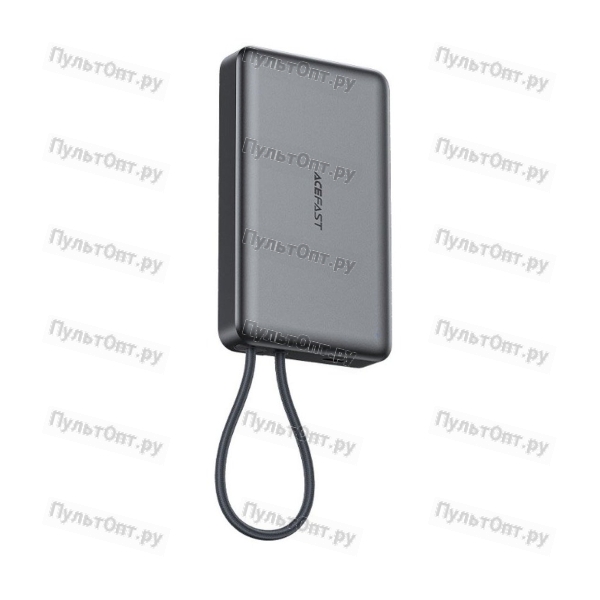 Аккумулятор внешний ACEFAST M18, 10000mAh, MagSafe, 1 Type-C, PD20Вт, QC3.0,индикатор, цвет: чёрный