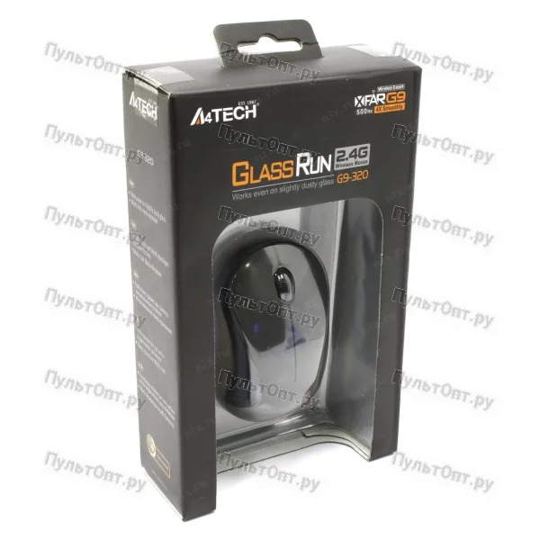 Мышь беспроводная A4Tech G9-320-2 классическая USB серый