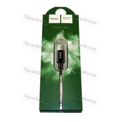 Кабель USB - микро USB Hoco X14 Times speed, 2.0м, круглый, 2.0A, ткань, чёрный (1/33/330)