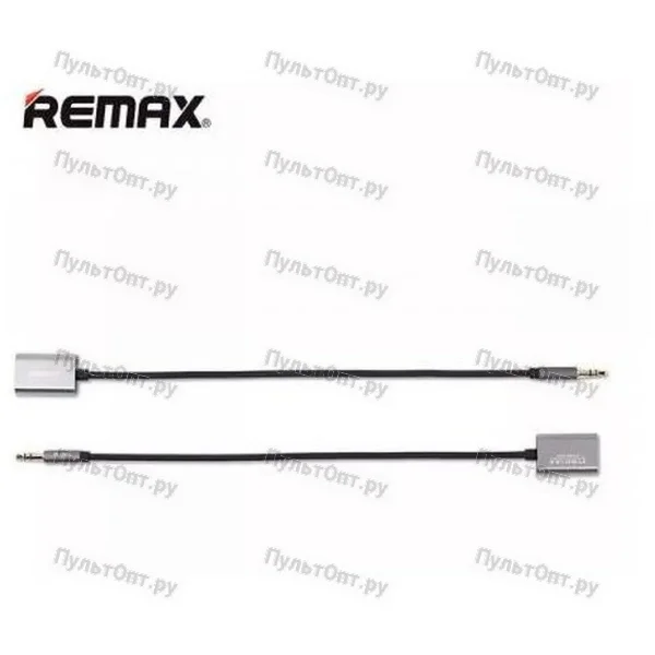 Аудиокабель Remax RL-S20 3.5mm audio cable 25cм (черный)