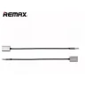 Аудиокабель Remax RL-S20 3.5mm audio cable 25cм (черный)
