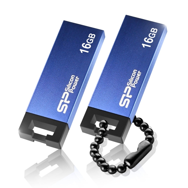 USB 16GB Silicon Power Touch 835 синий металл