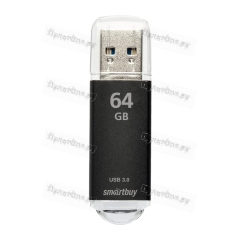 Флеш-накопитель Smartbuy V-Cut 64GB USB3.0 пластик черный