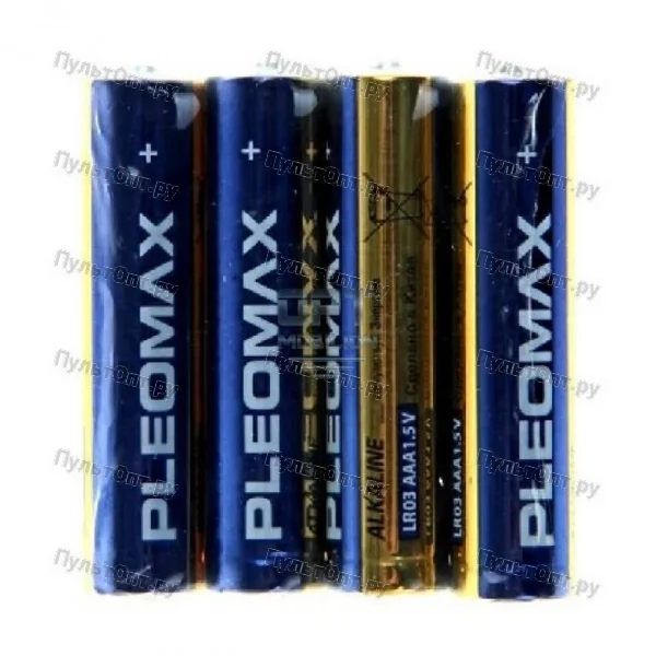 Эл. пит. AAA alkaline SR4 Pleomax ECONOMY (48)