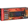 Клавиатура проводная Defender GK-240L Blitz игровая USB 1.5м черный