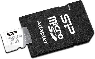MicroSD 128GB Silicon Power Class 10 Superior + SD адаптер