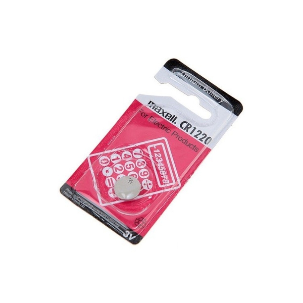 Батарейка Maxell CR1220 BL1 Lithium 3V (1/20/1000)