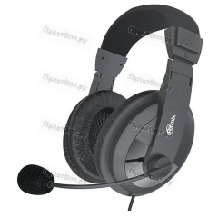 Гарнитура игровая Ritmix RH-540M black, полноразмерные наушники, 40 мм, 20-20000 Гц, 32 Ом, 105 дБ ±