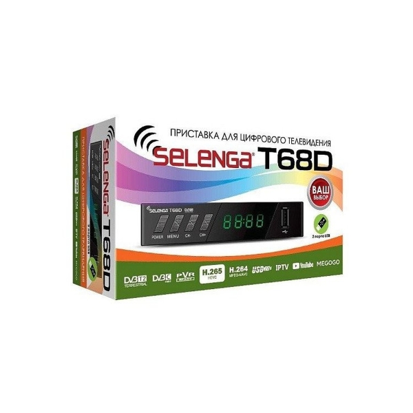 Цифровая приставка DVB-T/T2 Selenga Т68D
