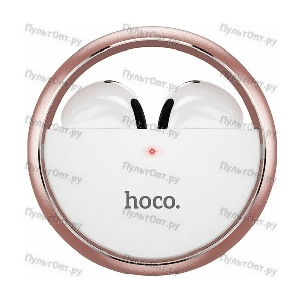 Наушники внутриканальные Hoco EW23 Canzone, пластик, bluetooth 5.3, микрофон, цвет: розовый (1/20/20