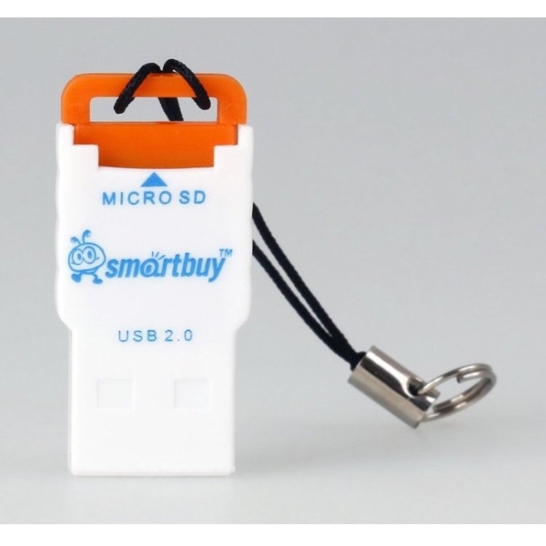 Картридер Smartbuy MicroSD, оранжевый (SBR-707-O)