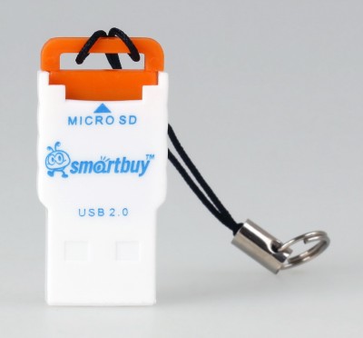 Картридер Smartbuy MicroSD, оранжевый (SBR-707-O)