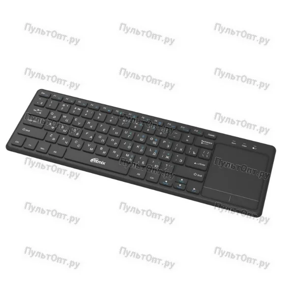 Клавиатура беспроводная чёрная Ritmix RKB-350BTH Black