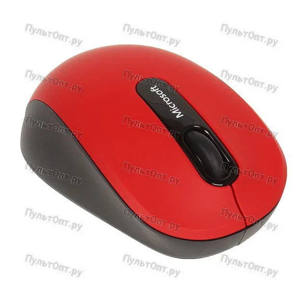 Мышь Microsoft Mobile 3600 красный/черный оптическая (1000dpi) беспроводная BT (2but)