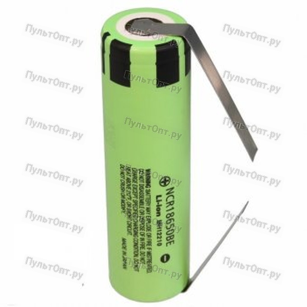 Аккумулятор 18650 Li-ion SR1 GoPower (Pan. NCR18650B) 3.6V 3400mAh без защиты (1/192)