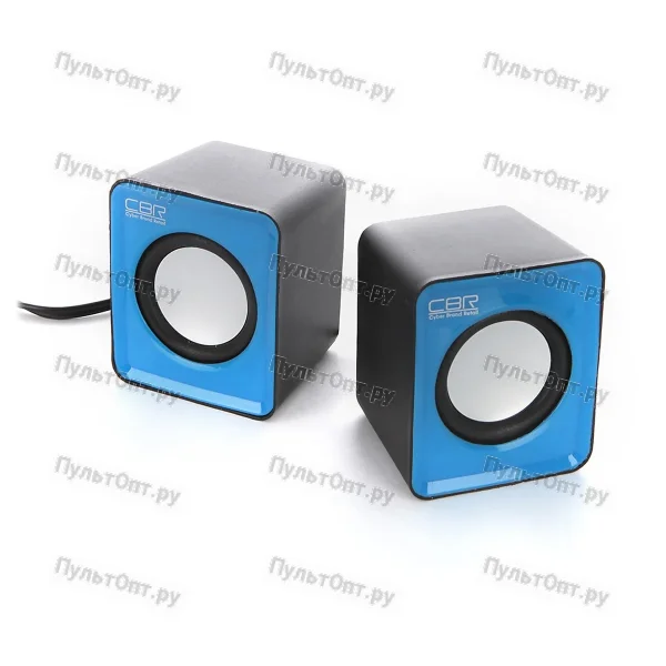 Колонки CBR CMS 90, синий, 2.0, USB