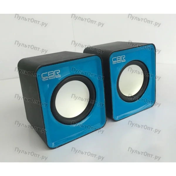 Колонки CBR CMS 90, синий, 2.0, USB