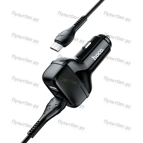 Автомобильное ЗУ Hoco Z36 2USB 2.1A черный (1/14/140)