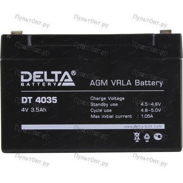 DT 4035 Delta Аккумуляторная батарея (4V/3,5Ah) (1/20)
