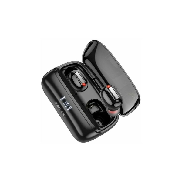 Наушники внутриканальные Borofone BE55, Perfect, пластик, микрофон, bluetooth 5.1, LED-экран, цвет: 