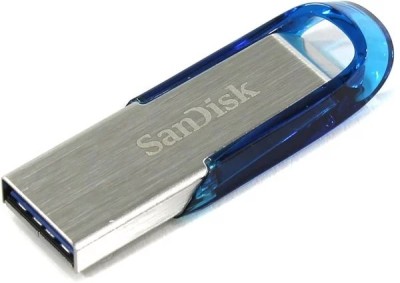 USB 3.0 32GB SanDisk Ultra Flair корпус металл/синий