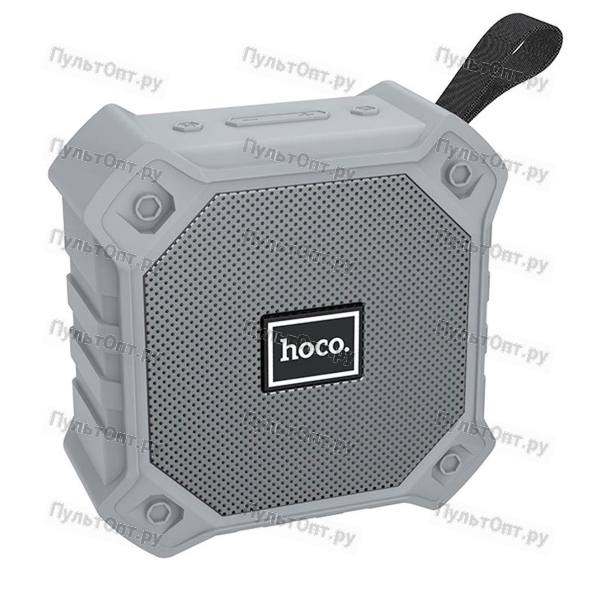 Беспроводная колонка Hoco BS34 bluetooth 5.0 microSD с микрофоном серая