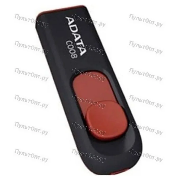 USB 32GB A-Data C008 чёрный/красный