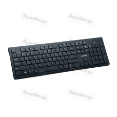 Клавиатура беспроводная Smartbuy 206 SLIM классическая USB мультимед. черный (1/20)