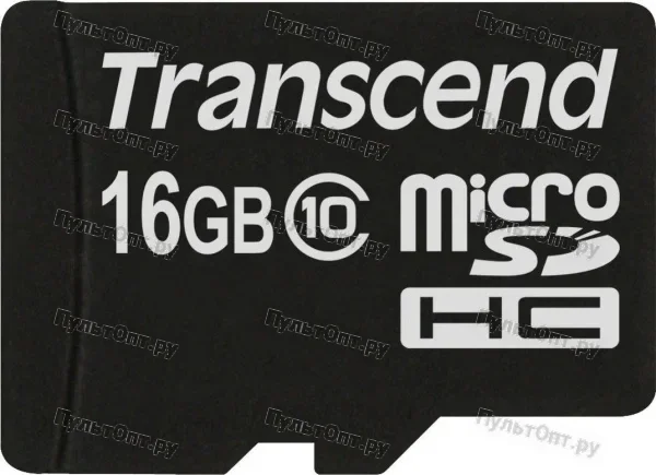 MicroSD 16GB Transcend Class 10 без адаптера