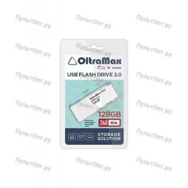 USB 128GB OltraMax 240 белый