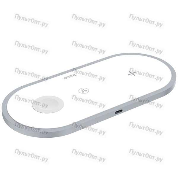 Устройство зарядное Hoco, CW24 Handsome 3-in-1, пластик, QC3.0, кабель Type-C, цвет: белый(1/95)