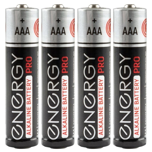 Батарейка алкалиновая Energy Pro LR03/4S (ААА) (4/60/1440)