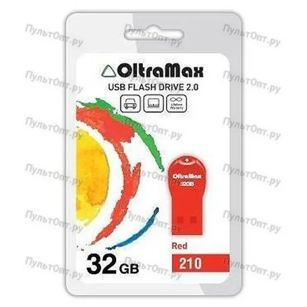 USB 32GB OltraMax 210 красный