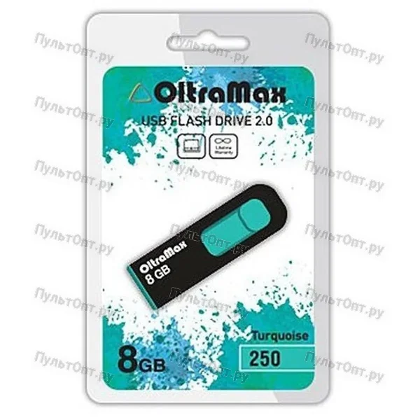USB 8GB OltraMax 250 бирюзовый
