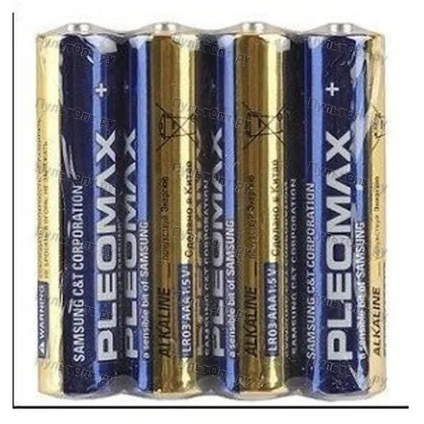 Эл. пит. AAA alkaline SR4 Samsung Pleomax (48)