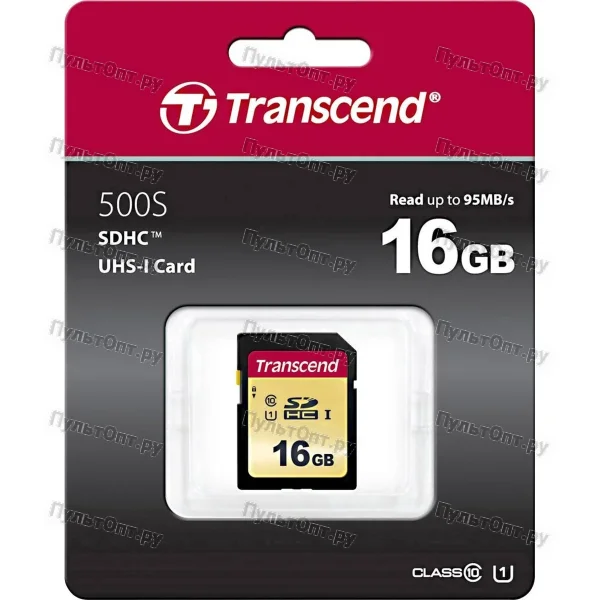SDHC 16GB Transcend 500S UHS-I