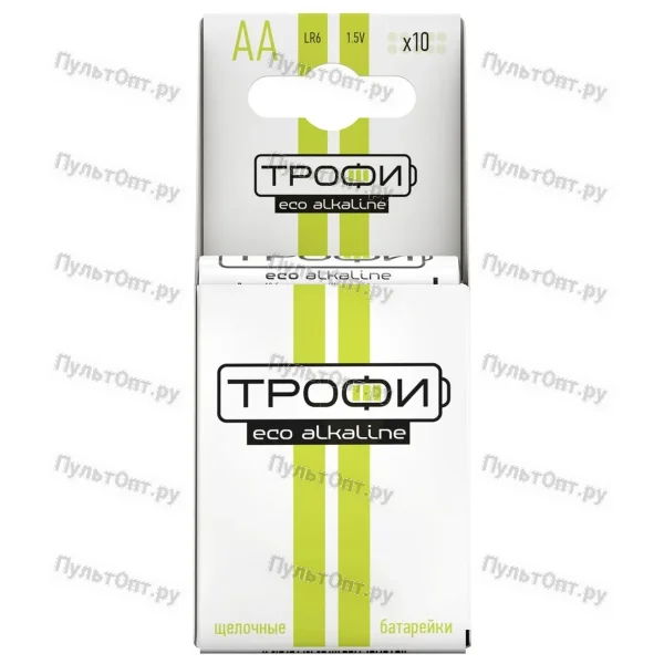 Эл. пит. AA alkaline BL10 Трофи Eco (10/100)
