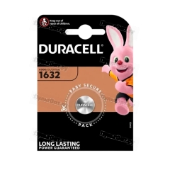 Батарейка Duracell CR1632 BL1 Lithium 3V (1/10/100)