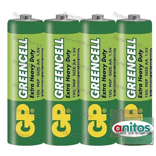 Эл. пит. AA сол. SR4 GP GreenCell Heavy Duty (40)