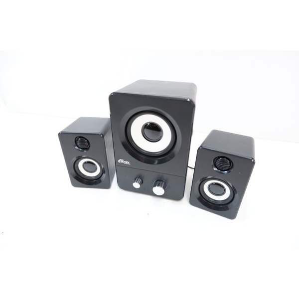 Колонки Ritmix SP-2121, черный, 2.1, 9 Вт (5 Вт + 2 х 2 Вт)