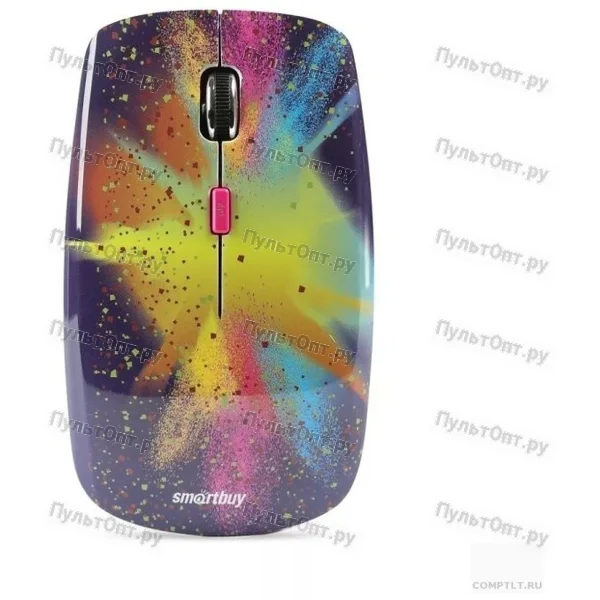 Мышь Smartbuy 327AG, принт Splash, беспроводная