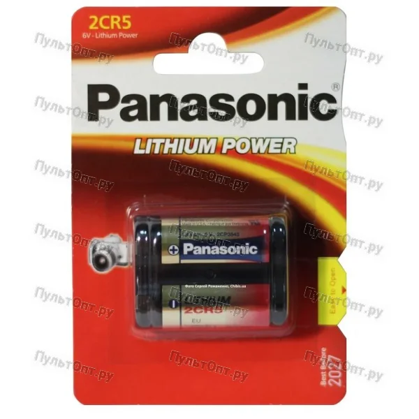 Эл. пит. Panasonic 2CR5 BL1 Lithium 6V CN
