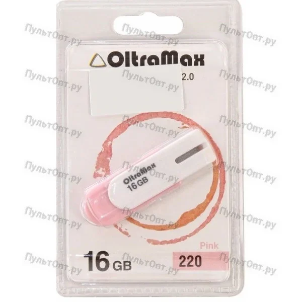 USB 16GB OltraMax 220 розовый