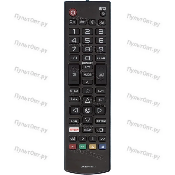 Пульт Huayu для LG AKB75675312