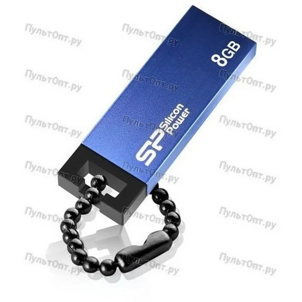 USB 8GB Silicon Power Touch 835 синий металл