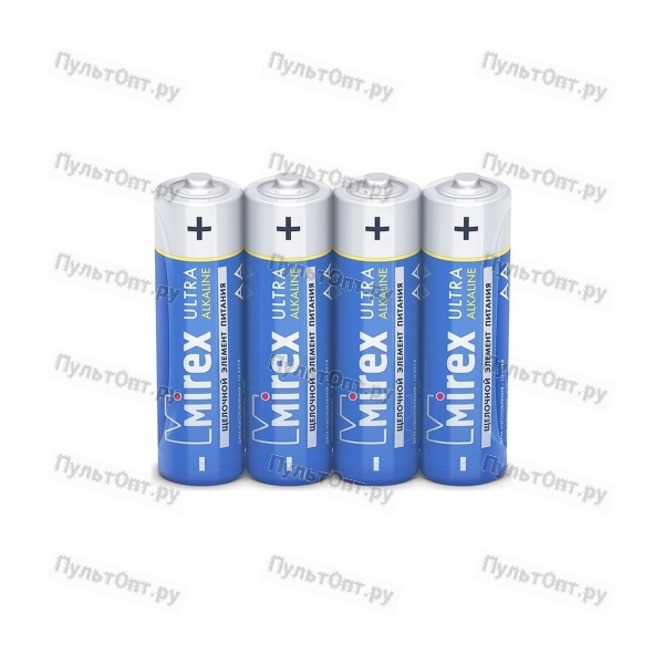 Эл. пит. Mirex R6 / AA 1,5V 4 шт (4/601200), shrink