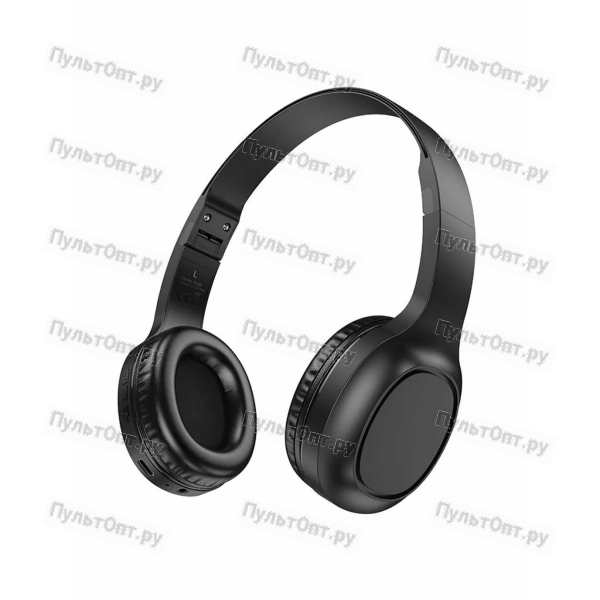 Наушники полноразмерные Hoco W46 bluetooth 5.3 черный (1/60)