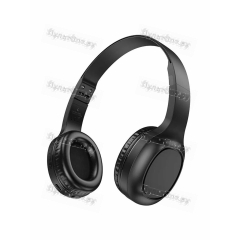 Наушники полноразмерные Hoco W46 bluetooth 5.3 черный (1/60)